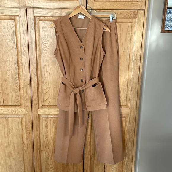 Vintage Pants - Vintage Vest and Pant Matching Set